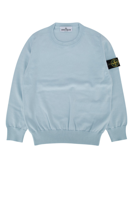 Футболка с круглым вырезом, серая, STONE ISLAND KIDS (L1S165100001S00B2) STONE ISLAND JUNIOR