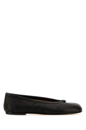 Black leather Tabi ballerinas MAISON MARGIELA (S58WZ0127P3753)