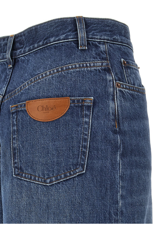 Джинсы Palazzo Blue CHLOÉ CHC24ADP02150402