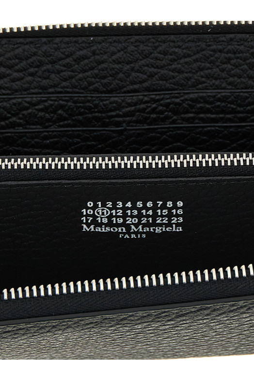 Кошелек с вышитым логотипом, чёрный MAISON MARGIELA S56UI0110P4455T8013