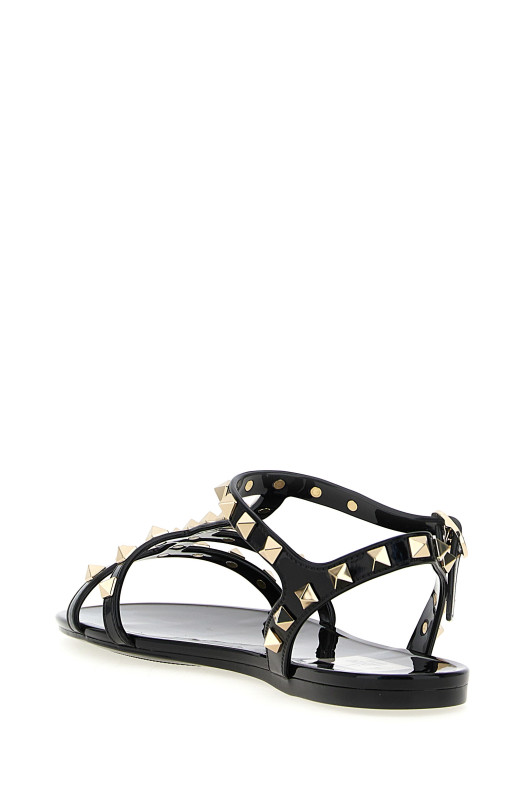 Valentino Garavani 'Rockstud' sandals Black
