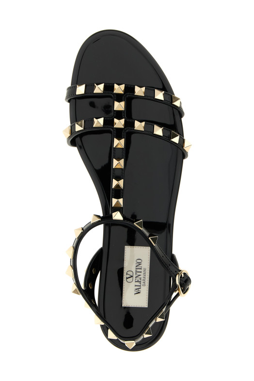 Valentino Garavani 'Rockstud' sandals Black