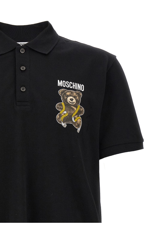 Press polo shirt Black