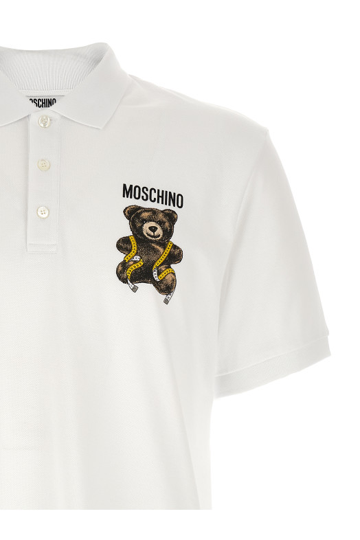 Press polo shirt White