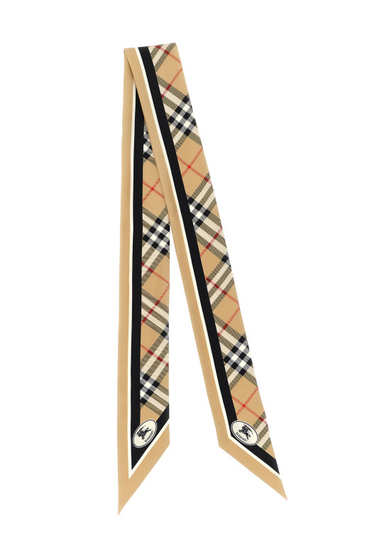 Бейжевая повязка Silk BURBERRY 8114238SAND