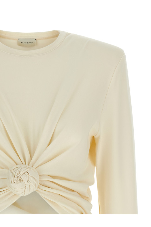 'Blouse 14 Cream' sweater White