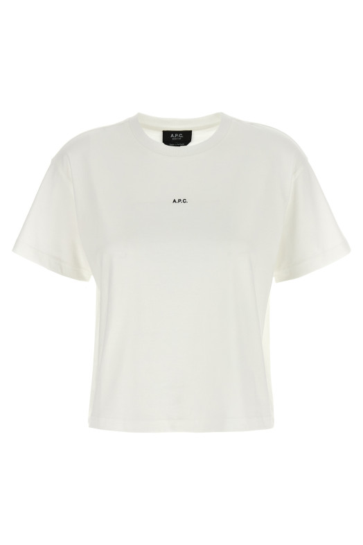 'Boxy Micro Logo' T-shirt Black-grey