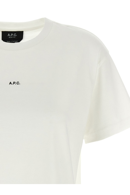 'Boxy Micro Logo' T-shirt Black-grey