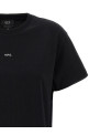 'Boxy Micro Logo' T-shirt Black-grey