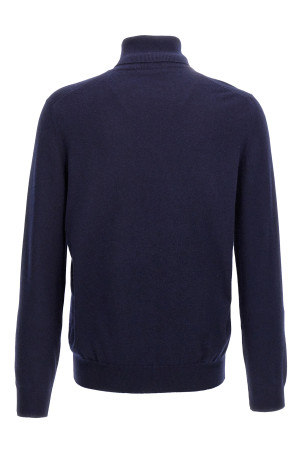 Cashmere turtleneck sweater Blue