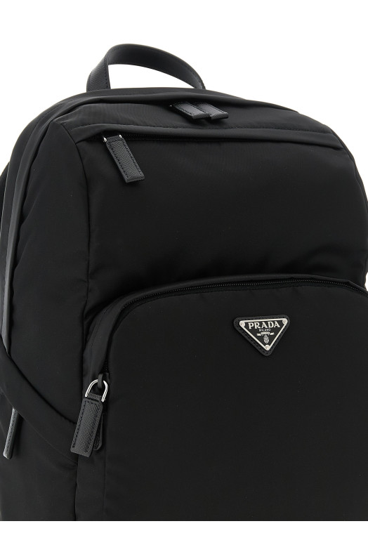 Рюкзак из нейлона, чёрный PRADA 2VZ104VOOO2DMGF0002
