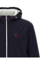 Ветрозащитная куртка синего цвета BRUNELLO CUCINELLI MM49A7431GC1086