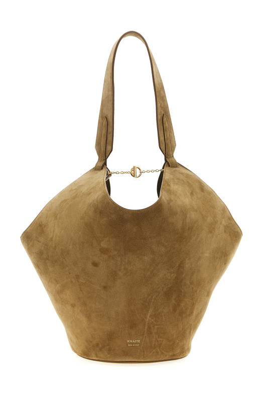 'Lotus Small' shopping bag Brown