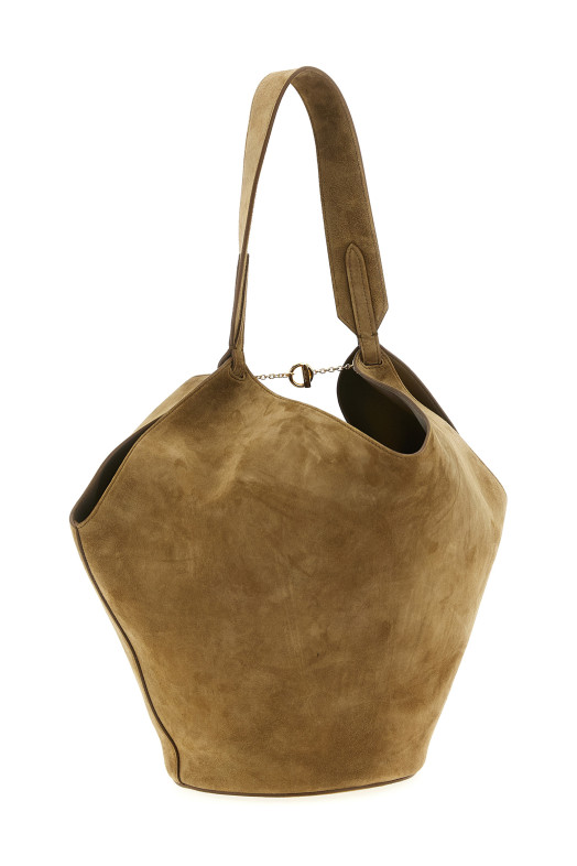 'Lotus Small' shopping bag Brown