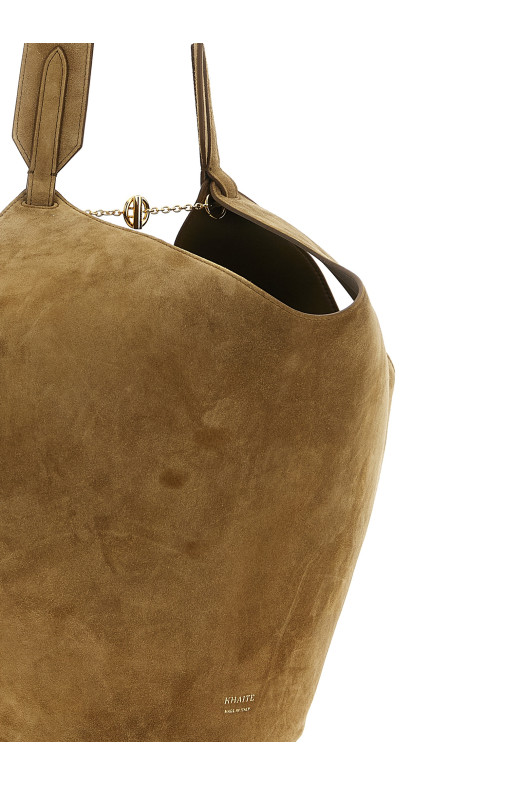 'Lotus Small' shopping bag Brown