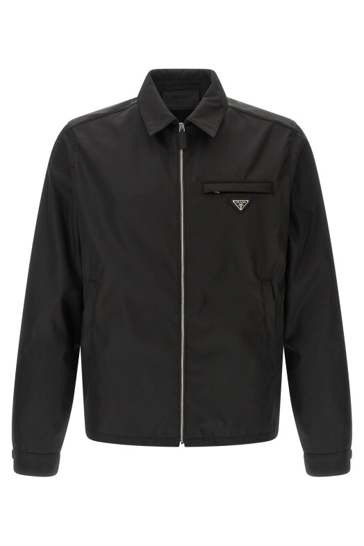 Куртка из нейлона, чёрная PRADA SGB684SOOO1WQ8F0002