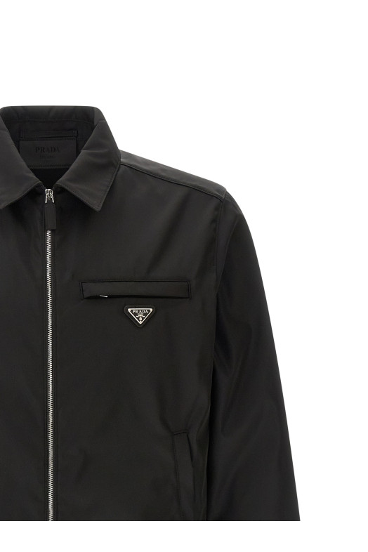 Куртка из нейлона, чёрная PRADA SGB684SOOO1WQ8F0002