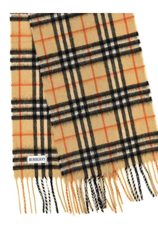 Шарф в клетку, бежевый BURBERRY 8089369SANDIPCHECK