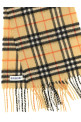 Check scarf Beige