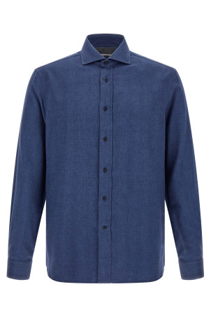 Herringbone shirt Blue