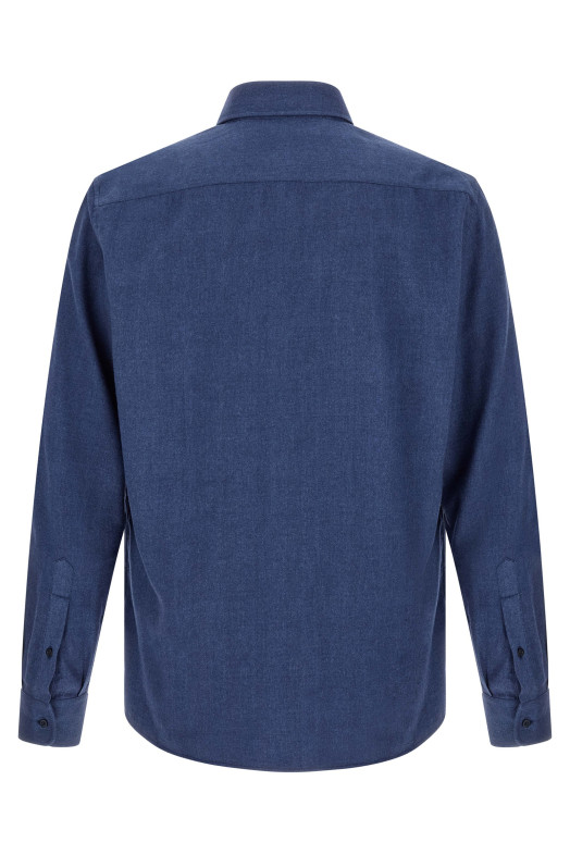 Herringbone shirt Blue
