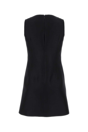 Black twill mini dress VERSACE (10134891A09075)
