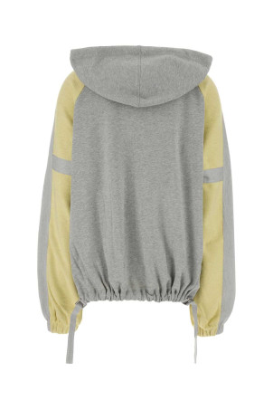 Two-tone cotton oversize t-shirt THE ATTICO (260WCB00110JJF007AA)