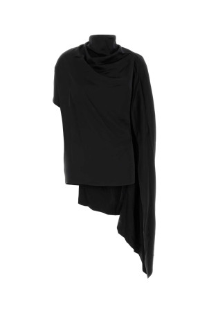 Black satin top Black MAGDA BUTRYM (274925)