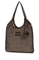 Коричневая вязаная крючком сумка для покупок Ivy от MIU MIU (5BG231VOBY2I0C)