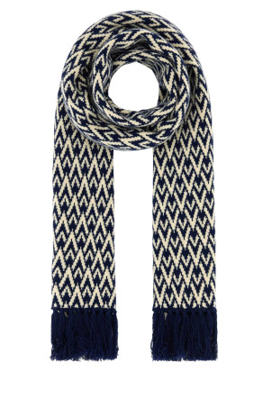 Embroidered wool Toute la V scarf VALENTINO GARAVANI (6Y2ET01PMLC)