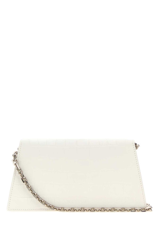 White leather mini Skull crossbody bag ALEXANDER MCQUEEN (8746981HBT2)