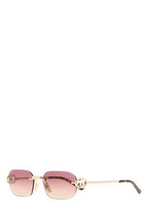 Gold metal sunglasses GUCCI (A000Q4I3330)