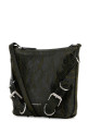Two-tone leather Voyou crossbody bag Blue GIVENCHY (BKU04MK1TY)