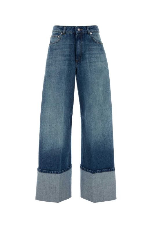 Denim wide-leg jeans GIVENCHY (BW51AZ517Z)