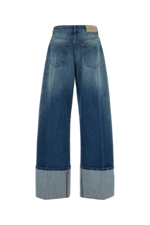 Denim wide-leg jeans GIVENCHY (BW51AZ517Z)