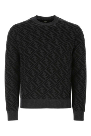 Embroidered wool blend sweater FENDI (FZX005ALJX)
