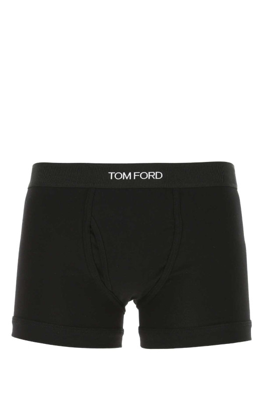 Набор черных боксеров из эластичного хлопка TOM FORD (T4XC31040)