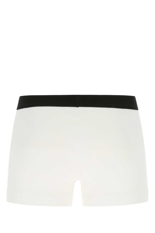 White stretch cotton boxer set White TOM FORD (T4XC31040)