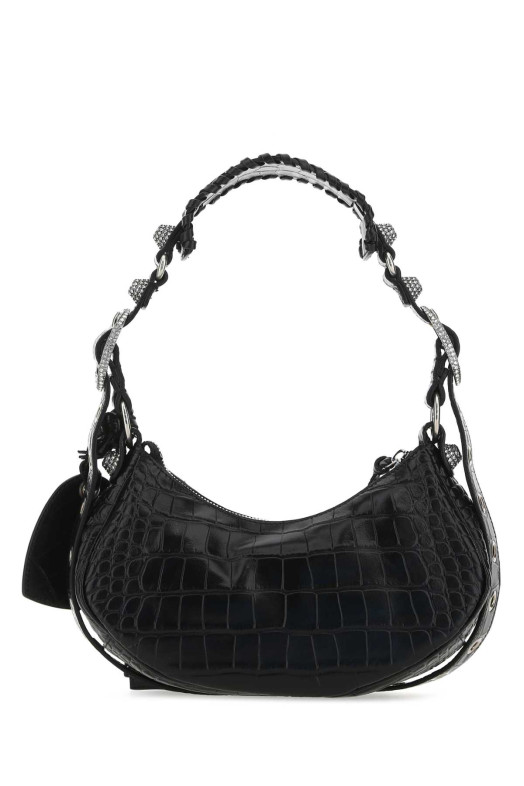 Black leather Le Cagole XS shoulder bag Black BALENCIAGA (67130923EJY)