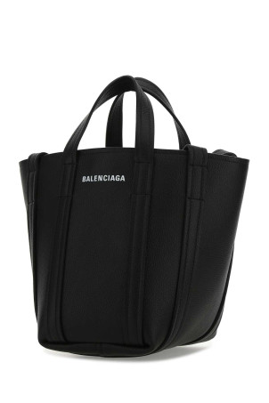 Black leather Everyday XS handbag Black BALENCIAGA (67279315YUN)