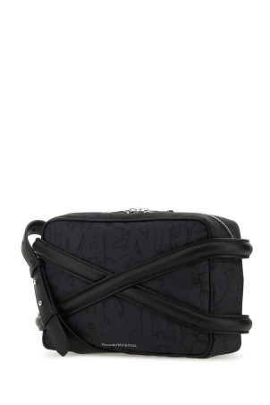 Black nylon Harness crossbody bag Black ALEXANDER MCQUEEN (7262921AAQ0)