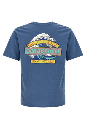 'Great Waves Responsibili-Tee®' T-shirt Blue