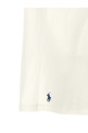 Aged effect patch T-shirt Blue