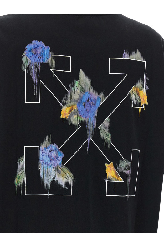 Футболка «Arrow Out Flower», черная 2FA00644TW036W036