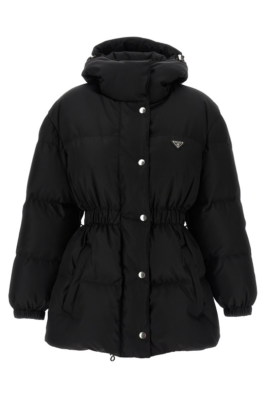 Pouch down jacket Black