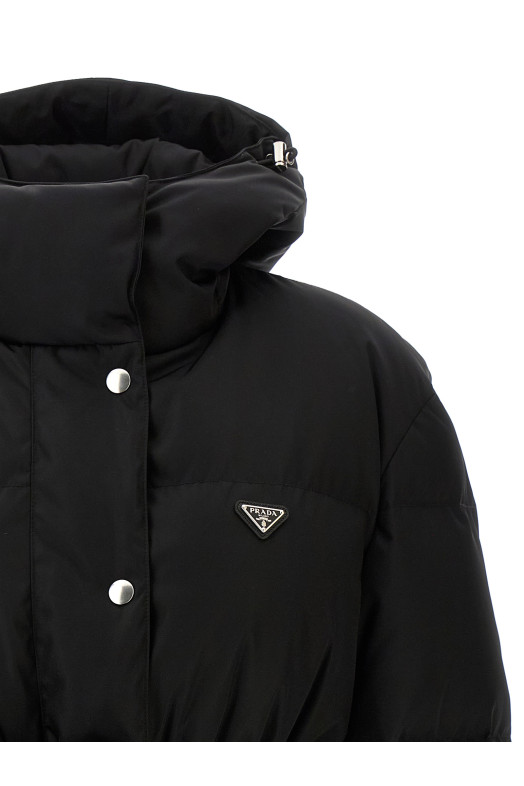 Pouch down jacket Black