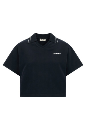 Cropped sweatshirt Blue