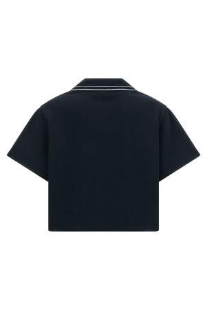 Cropped sweatshirt Blue