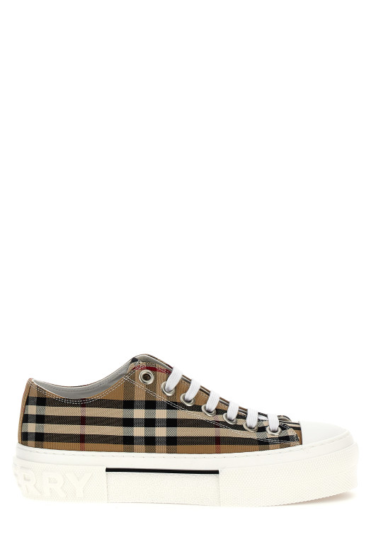 Кроссовки «Check» бежевого цвета BURBERRY 8050506ARCHIVEBEIGEIPCHK