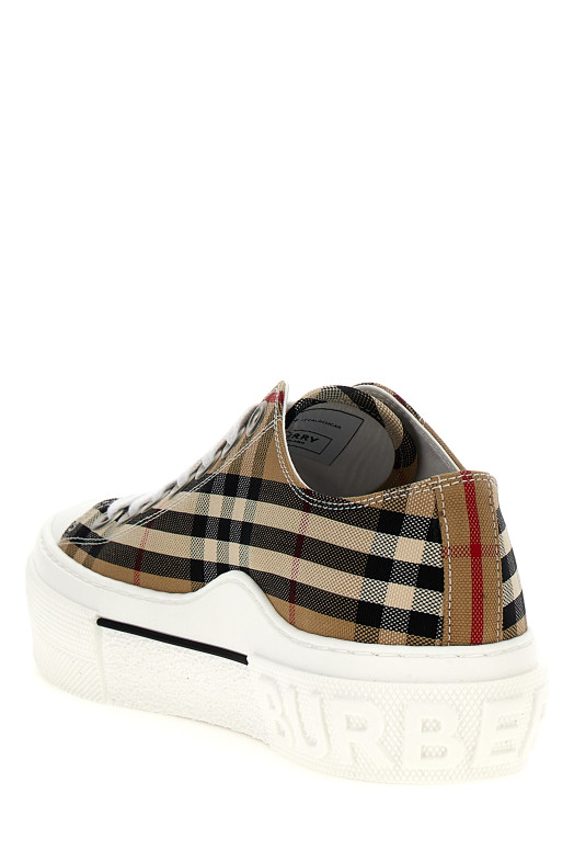 Кроссовки «Check» бежевого цвета BURBERRY 8050506ARCHIVEBEIGEIPCHK
